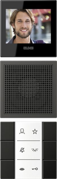 Jung Video-Innenstation BSF+Folie+Kabel SI VI AL 627 AN