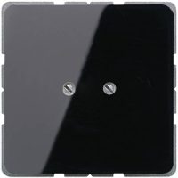 Jung CD561BSW Blind-Abdeckung m.Tragring verschraubt schwarz