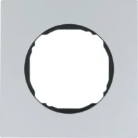 Berker Rahmen 1-fach flach Aluminium 10112674