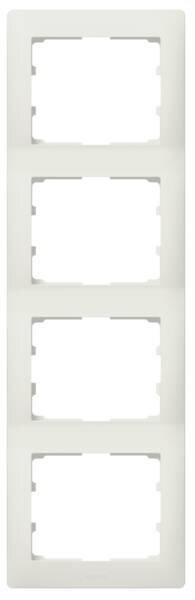 Legrand Legrand 771508 Rahmen 4-fach senkrecht Galea perlmutt