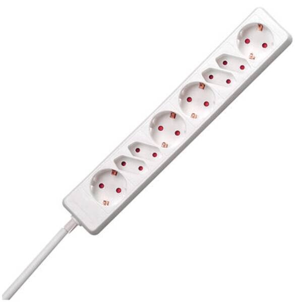 Kopp Kopp 120502004 Schuko-Steckdose 4+4-fach arktis-weiß