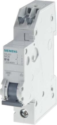 Siemens 5SJ6116-6KS Leitungsschutz- schalter 230/400V 6kA 1p B 16A T70mm
