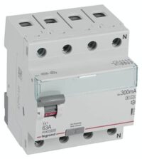 Legrand 411805 TX3 Fi-Schalter 63A 4-polig 300mA Typ A-S 400VAC 4TE