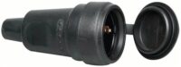 Kopp 181416005 Schuko-Gummikupplung f.3x2,5qmm IP44 schwarz