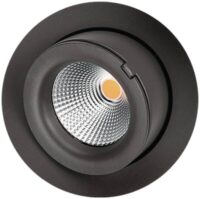 SG LEUCHTEN LED-Einbaustrahler 9W Konverter JUNISTAR 903204 1LED graphit 2700K weiß