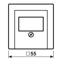 Jung Abdeckung ws für TAE-Dose ABA 569 PLT