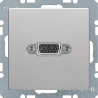 Berker VGA-Steckdose alu/lackiert 3315406084