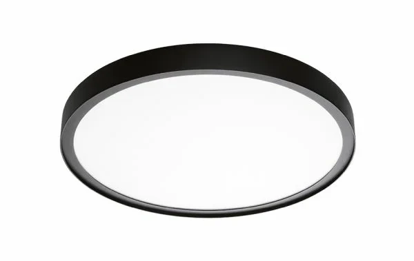 SG Leuchten SG LEUCHTEN LED-Anbauleuchte 36W 2700K DISC 606017 3130lm schwarz Konverter