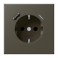 Jung LC1520-15CA241 SCHUKO-Steckdose mit USB Typ AC LC32140