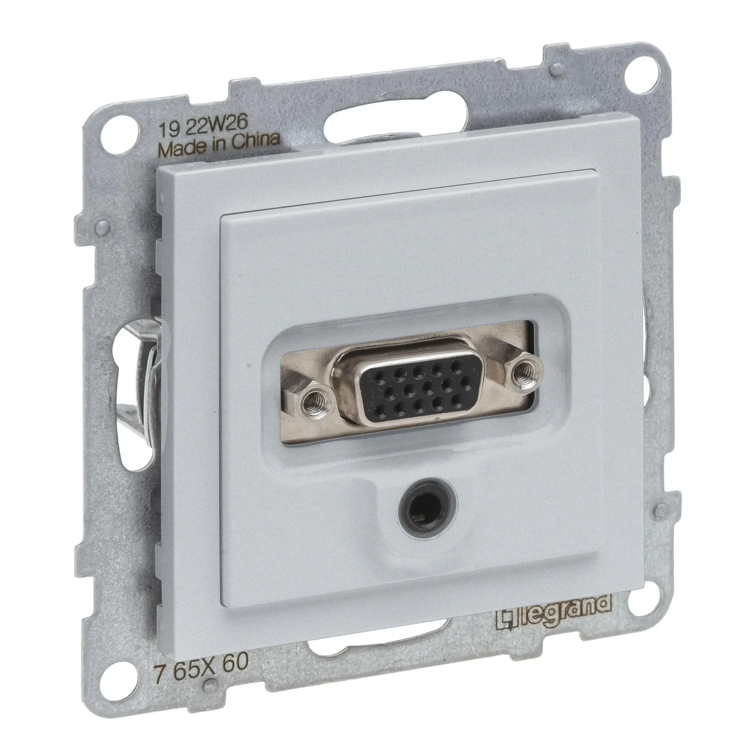 Legrand 765260 SEANO HD15 Anschlusseinheit +3mm Jack mit Abdeckung
