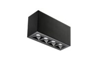 SG LEUCHTEN LED-Deckenanbauleuchte 8W schwarz INSPIRE 320824 3000K 470lm Konverter