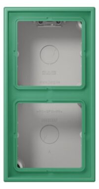Jung LC 582 A 250 AP-Kappe 2-fach Duroplast lackiert Serie LS vertikal 59 (4320G)