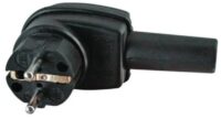 Kopp 178216009 Vollgummischutzkontakt- winkelstecker IP44 3x2,5qmm 16A schwarz