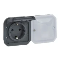 Legrand 069897L PlexoNew with Netatmo Einsatz Schutzkontakt-Steckdose IP44,