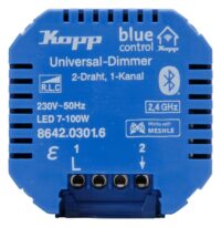 Kopp 864203016 Blue-control Uni Dimmaktor 1-Kanal 2-Draht mit Bluetooth