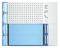 Bticino 351122 Frontblende Lautsprecher LED 2RT Allwhite