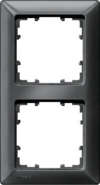 Siemens 5TG2552-6 DELTA line carbon- metallic Rahmen 2-fach