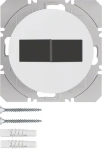 Berker KNX-Funk Wandsender 2-fach polarweiß glänzend 85656139
