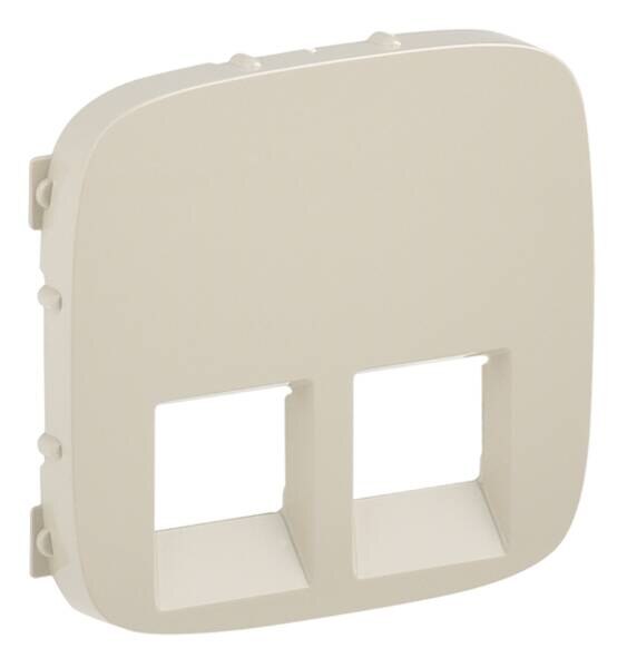 Legrand Legrand 755426 Abdeckung RJ11/RJ45 2-fach Valena Allure mandelweiß
