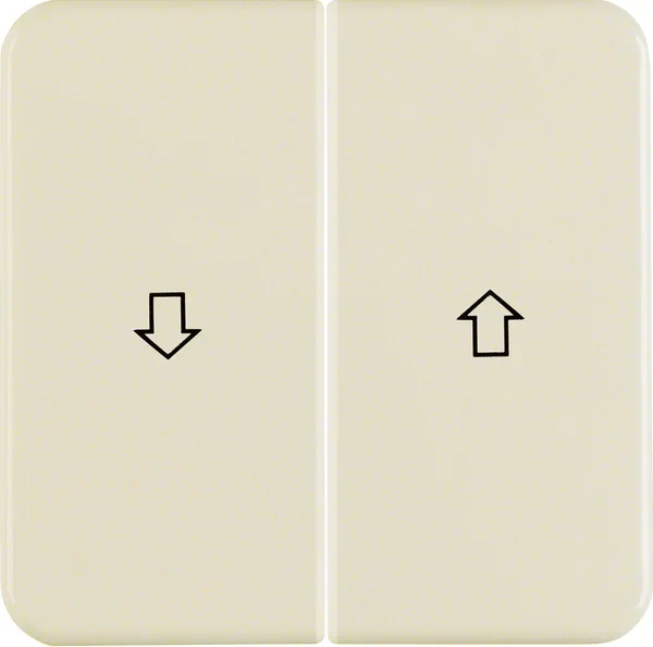 Berker Berker Wippe weiß/gl Symbol Pfeil, IP44 155222