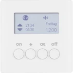 Berker KNX-Funk Zeitschaltuhr polarweiß samt 85745229
