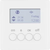 Berker KNX-Funk Zeitschaltuhr polarweiß samt 85745229