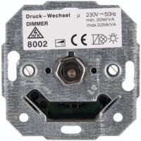 Kopp 800200189 Dimmersockel mit Druck- wechselschalter 20-325VA 230V 50Hz