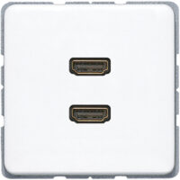 Jung Multimediadose 2 x HDMI alpinweiß MA CD 1133 WW