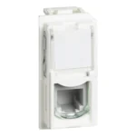 BTicino KW4258RJ11 LivingNow 1M Telefondose RJ11 in Farbausführung White