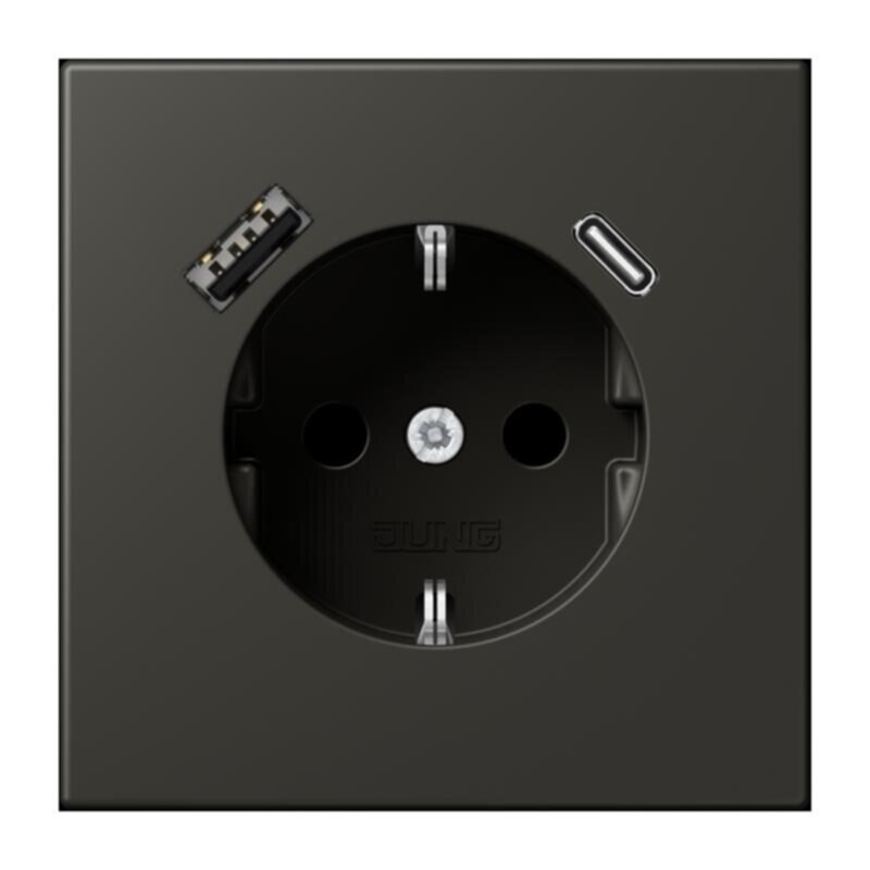 Jung Jung LC1520-15CA259 SCHUKO-Steckdose mit USB Typ AC LC4320R
