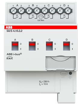 ABB ABB Stotz S&J Schaltaktor 4-fach, 10A Reiheneinbaugerät SA/S4.10.2.2