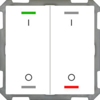 MDT technologies Taster Light 63 2-fach RGBW, Studiows, glä BE-TAL6302.B1