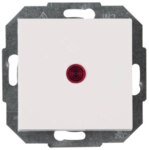 Kopp 588692088 Kontrollschalter mit Linse beleuchtet10AX 250V Athenis reinweiß