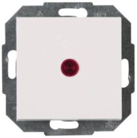 Kopp 588692088 Kontrollschalter mit Linse beleuchtet10AX 250V Athenis reinweiß