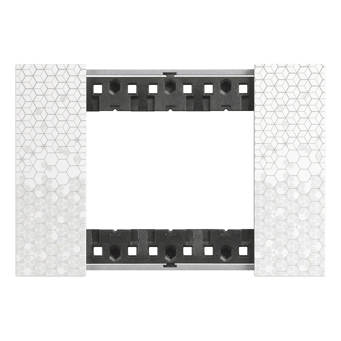 Legrand BTicino KA4803MW LivingNow Abdeckrahmen 3-modulig in der Farbausführung Pixel