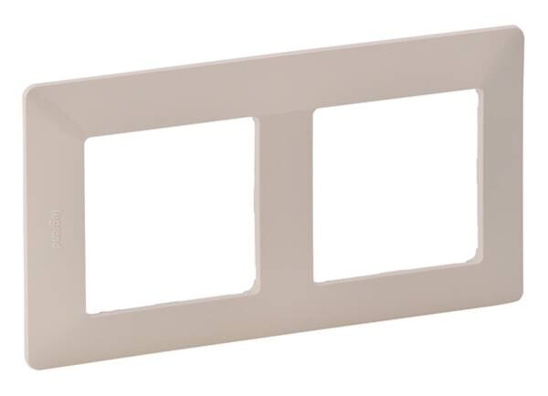 Legrand Legrand 754042 Rahmen 2-fach Valena Life mandelweiß Thermoplast