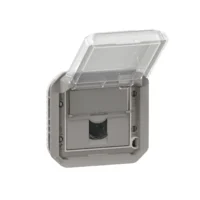 Legrand 069561L Plexo New Einsatz RJ45 Datendose Cat 6 UTP in der Grau