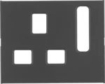 Berker Zentralstück British Std. K.1 anthrazit 3313077006