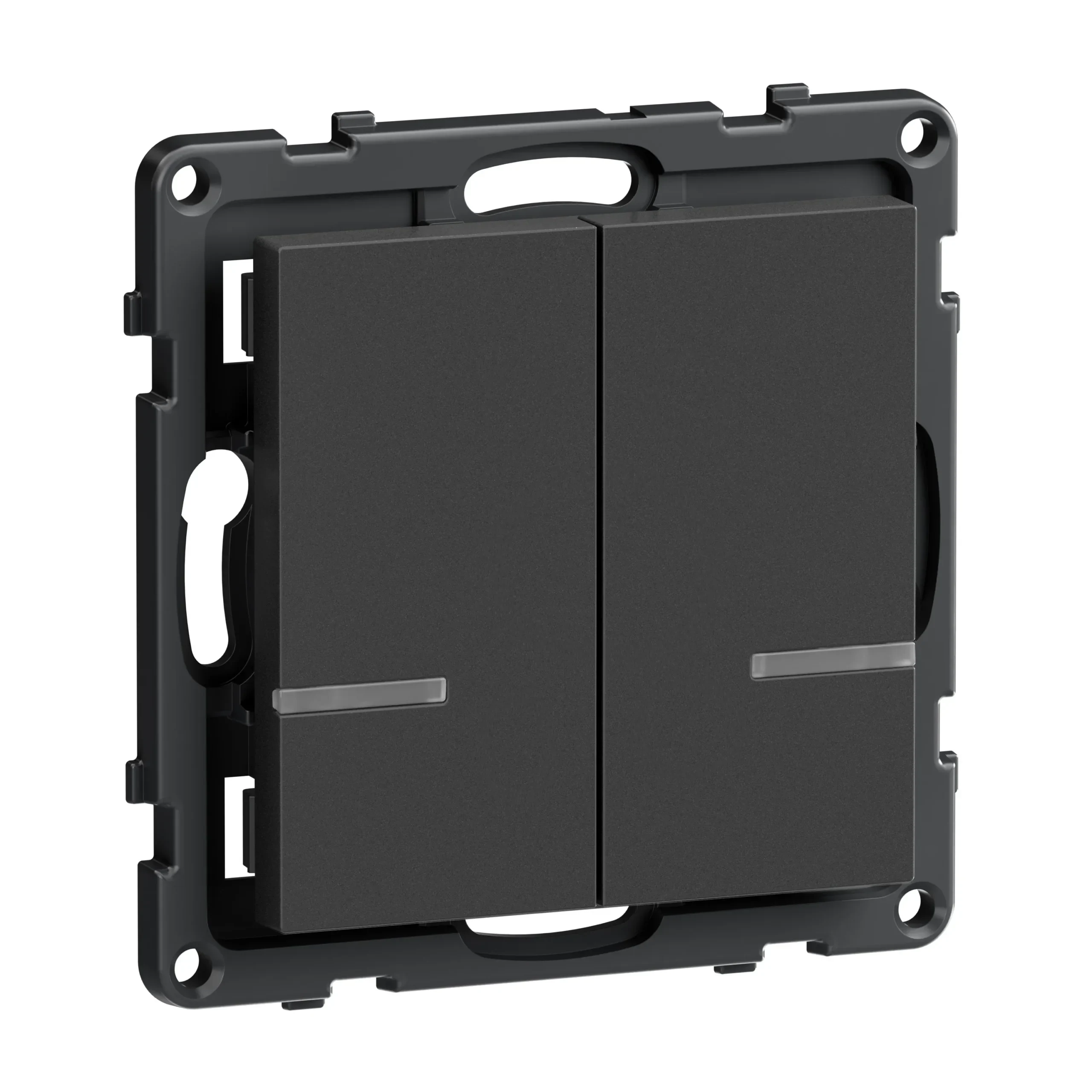 Legrand Legrand 765934 Seano with Netatmo Wandsender 2-Fach Anthrazit