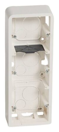 Legrand 080283 Aufputz Gehäuse 3x2M vertikal Mosaic ultraweiß