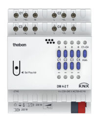 Bild vom Produkt: Theben Dimmaktor 4-fach DM 4-2 T KNX