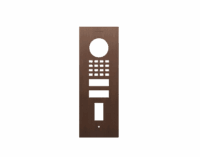 DoorBird D1101FV Fingerprint 50 Unterputz Frontblende – Echte Baubronze