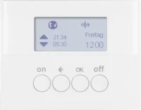 Berker KNX-Funk Zeitschaltuhr polarweiß glänzend 85745279