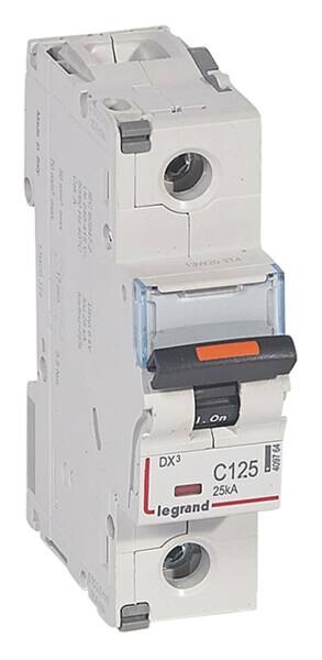 Legrand Legrand 409764 DX3 LS-Schalter C 125A 1-polig 25kA 230/400VAC 1,5TE