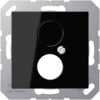 Jung A562-1BFSW Abdeckung f.1Kleinsteck. Lautsprecherbuchse Serie A schwarz