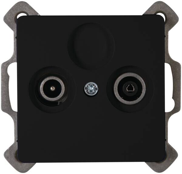 Kopp Kopp 921350082 PARIS Antennensteckdose TV/RF mattschwarz