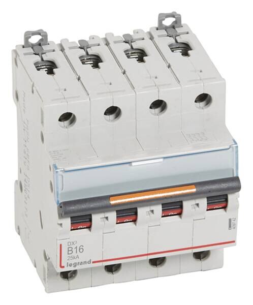 Legrand Legrand 409742 DX3 LS-Schalter B 16A 4-polig 25kA 400VAC 4TE