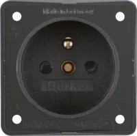 Berker Steckdose anthrazit mit Erdungsstift 961952505