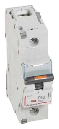 Legrand 409814 DX3 LS-Schalter D 80A 1-polig 25kA 230/400VAC 1,5TE