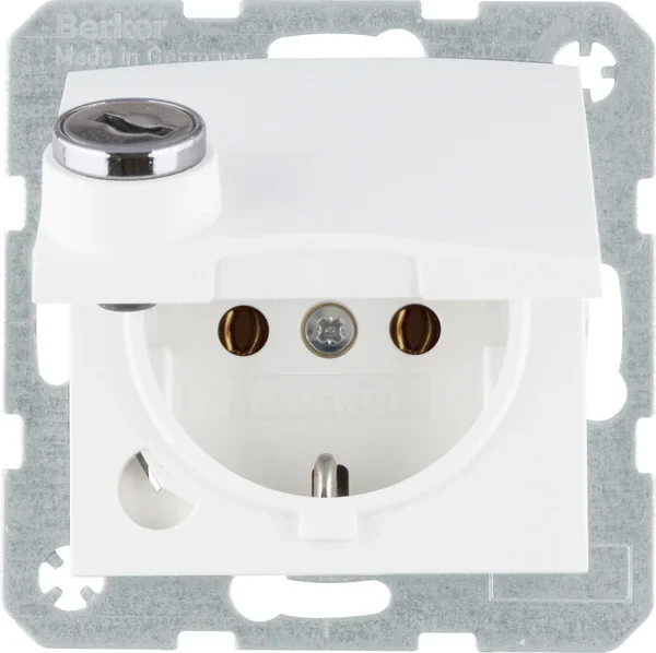 Berker Berker SCHUKO-Steckdose polarweiß matt 47631909